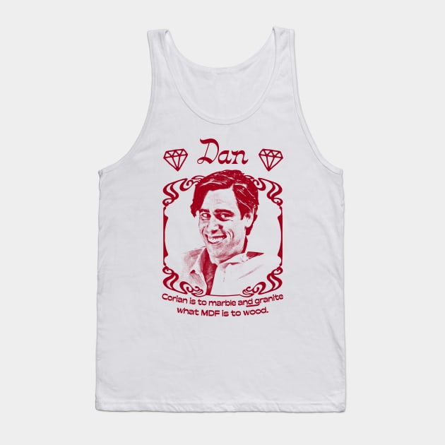 Dan /// Alan Partridge Quote Design Tank Top by DankFutura